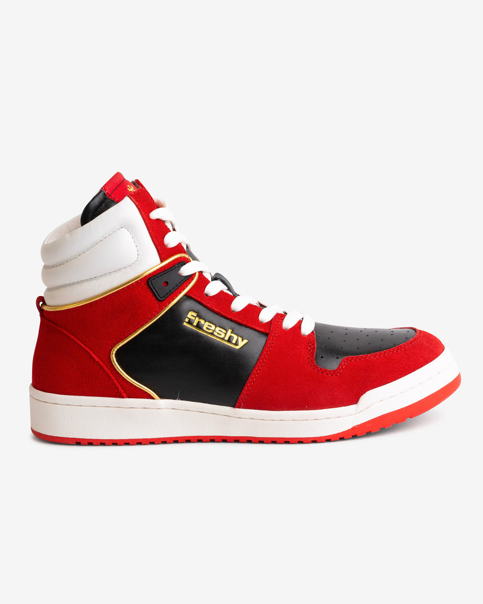 Freshy Men's Bounce Sneaker - Red/Black/White