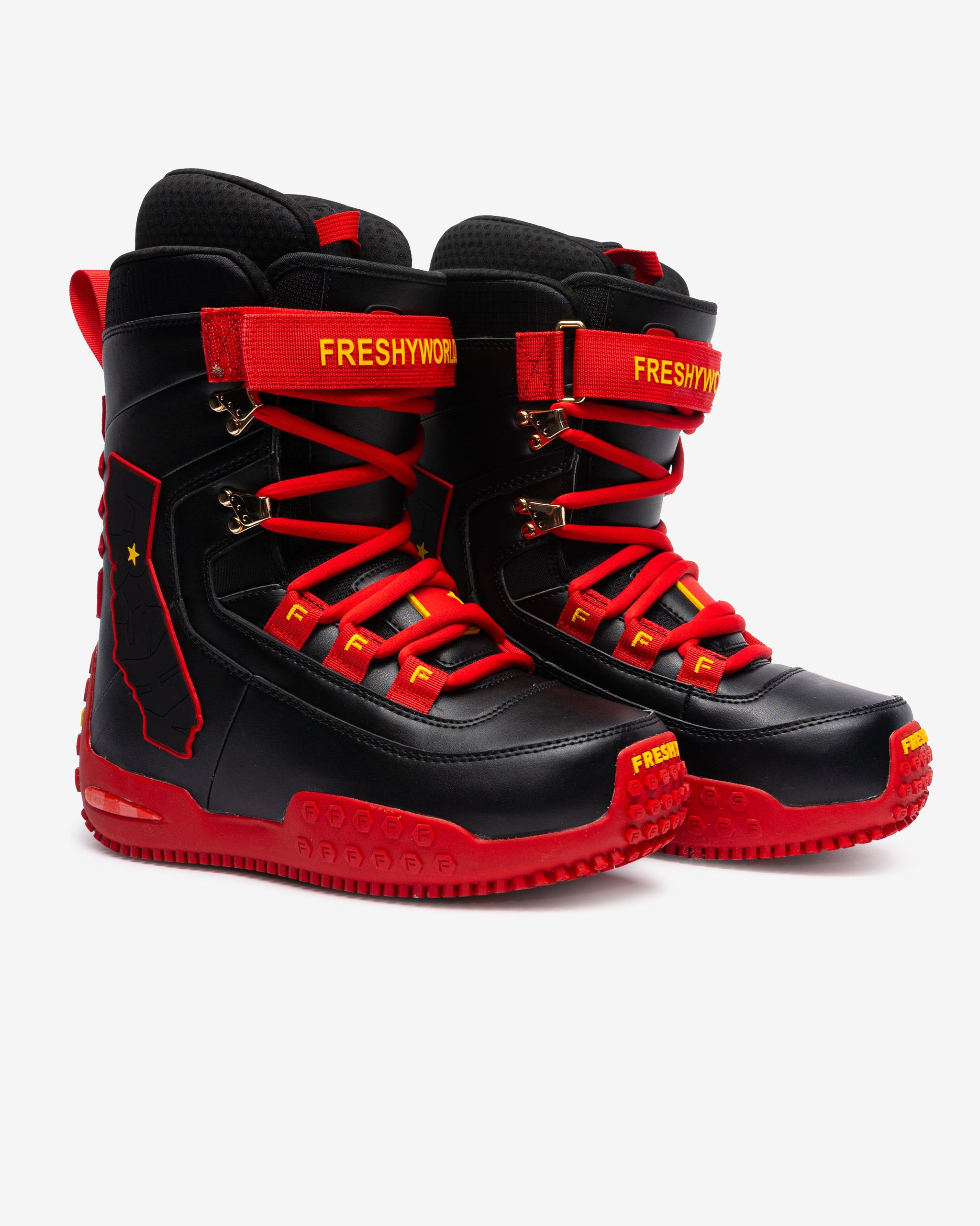 Pow Stomps Hero Snowboard Boots by FRESHY Sz Men’s 8 Women’s 8.5 Unicorn NEW FRESHY - Pow Stomps Boots Black | DOORS NYC main image 4