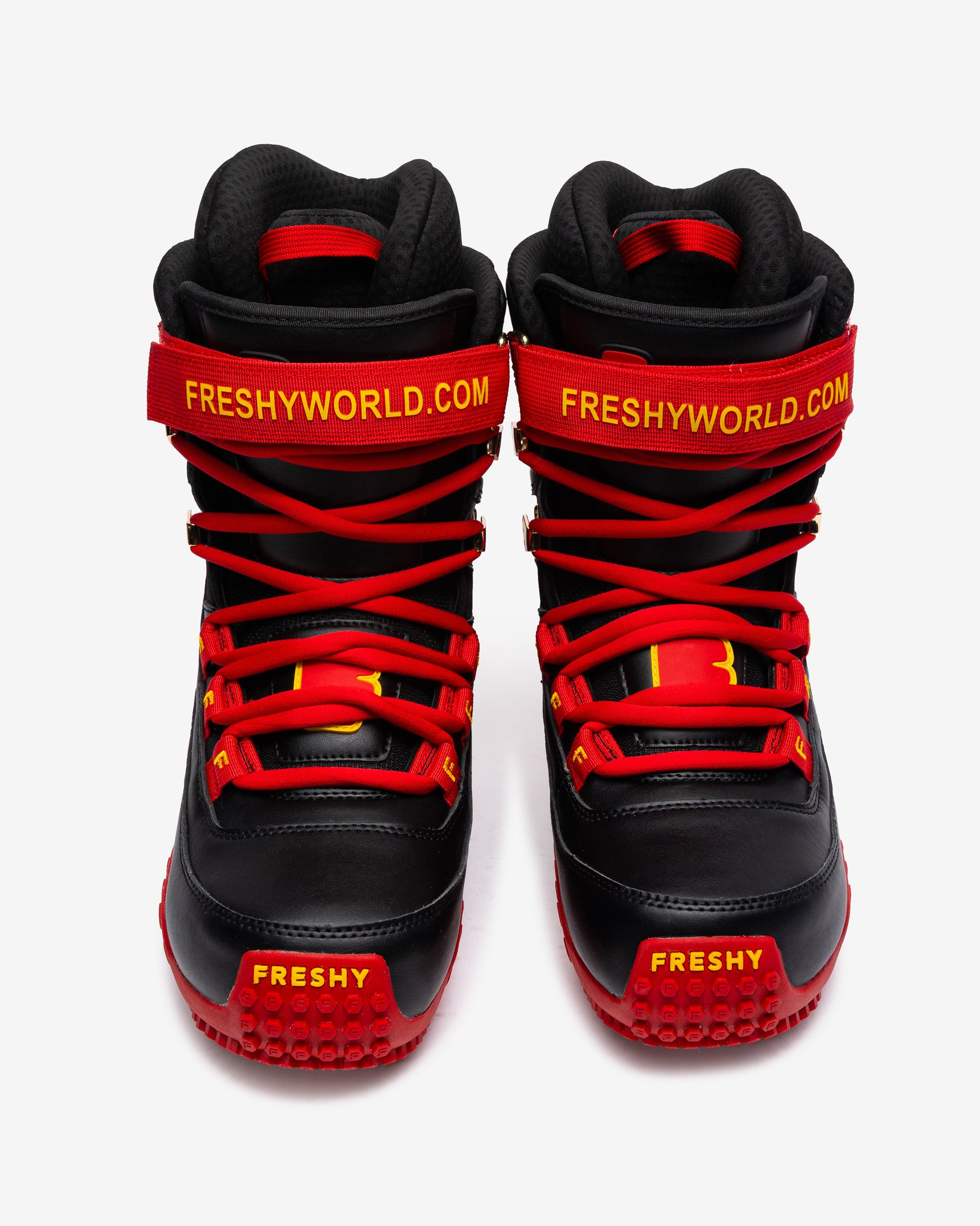 freshyworld Red Blue White Comic-Style Rain & Snow Boots Navigators | FRESHY main image 4